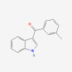 molecular formula C16H13NO B1660172 (1H-吲哚-3-基)-间甲苯甲酮 CAS No. 727-95-7