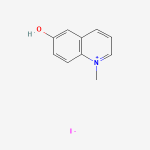Quinolinium, 6-hydroxy-1-methyl-, iodide
