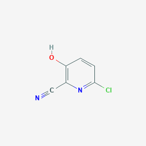molecular formula C6H3ClN2O B1660180 2-Pyridinecarbonitrile, 6-chloro-3-hydroxy- CAS No. 727736-70-1