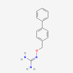 ((p-Phenylbenzyl)oxy)guanidine