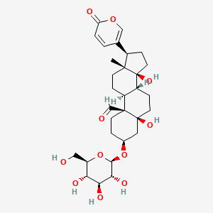 molecular formula C30H42O11 B1660191 Hellebrigenin glucoside CAS No. 72947-90-1