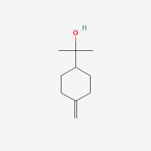 molecular formula C10H18O B1660195 alpha,alpha-Dimethyl-4-methylenecyclohexanemethanol CAS No. 7299-42-5