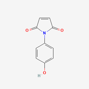 molecular formula C10H7NO3 B1660198 1-(4-Hydroxyphenyl)-1H-pyrrole-2,5-dione CAS No. 7300-91-6