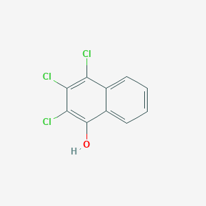 molecular formula C10H5Cl3O B1660207 2,3,4-Trichloro-1-naphthol CAS No. 73095-40-6