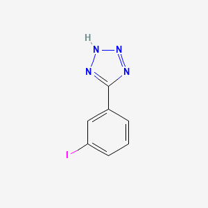 molecular formula C7H5IN4 B1660208 5-(3-iodophenyl)-2H-tetrazole CAS No. 73096-41-0