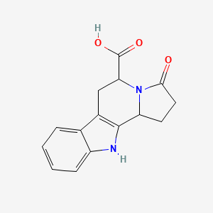 3-Oxo-1,2,5,6,11,11b-hexahydroindolizino[8,7-b]indole-5-carboxylic acid