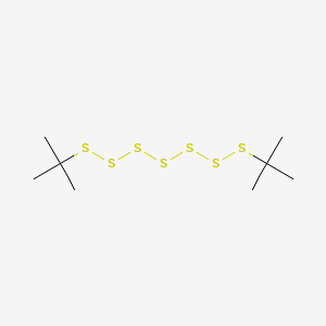 molecular formula C8H18S7 B1660218 Di-tert-butylheptasulfane CAS No. 7330-34-9