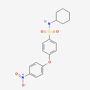 N-cyclohexyl-4-(4-nitrophenoxy)benzenesulfonamide