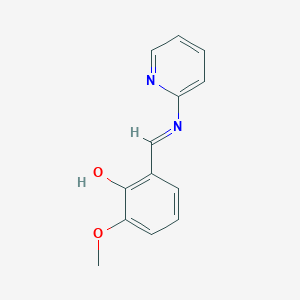 molecular formula C13H12N2O2 B1660226 6-Methoxy-alpha-(2-pyridylimino)-O-cresol CAS No. 73447-06-0