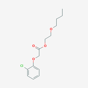 molecular formula C14H19ClO4 B1660229 2-Butoxyethyl 2-(2-chlorophenoxy)acetate CAS No. 73455-15-9