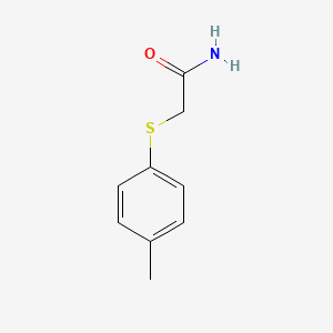 molecular formula C9H11NOS B1660240 ACETAMIDE, 2-(p-TOLYLTHIO)- CAS No. 73623-29-7