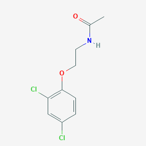 molecular formula C10H11Cl2NO2 B1660249 N-[2-(2,4-Dichlorophenoxy)ethyl]acetamide CAS No. 73711-33-8