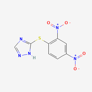 1H-1,2,4-Triazole, 3-((2,4-dinitrophenyl)thio)-