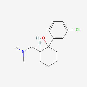 molecular formula C15H22ClNO B1660260 1-(m-Chlorophenyl)-2-(dimethylaminomethyl)cyclohexanol CAS No. 73806-43-6