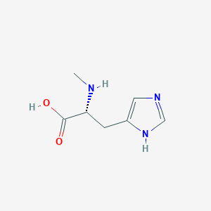 molecular formula C7H11N3O2 B1660266 N-甲基-D-组氨酸 CAS No. 738564-96-0