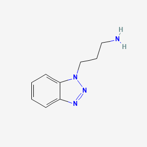 molecular formula C9H12N4 B1660268 3-(Benzotriazol-1-yl)propan-1-amine CAS No. 73866-19-0