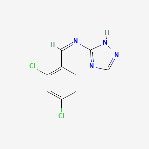 (Z)-1-(2,4-Dichlorophenyl)-N-(1H-1,2,4-triazol-5-yl)methanimine