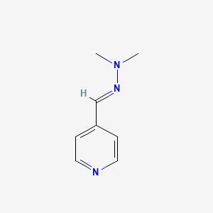 molecular formula C8H11N3 B1660280 4-Pyridinecarboxaldehyde, dimethylhyhydrazone CAS No. 74037-41-5