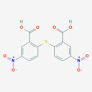 molecular formula C14H8N2O8S B1660284 Benzoic acid, 2,2'-thiobis[5-nitro- CAS No. 74053-22-8