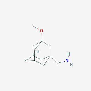 molecular formula C12H21NO B1660285 1-(3-Methoxytricyclo[3.3.1.1~3,7~]decan-1-yl)methanamine CAS No. 740735-95-9