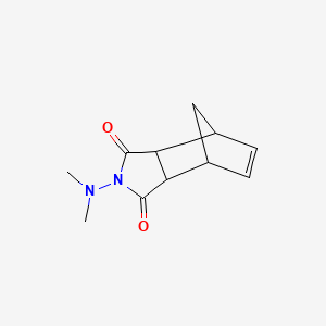 molecular formula C11H14N2O2 B1660290 N-(Dimethylamino)-endo-5-norbornene-cis-2,3-dicarboximide CAS No. 74111-37-8