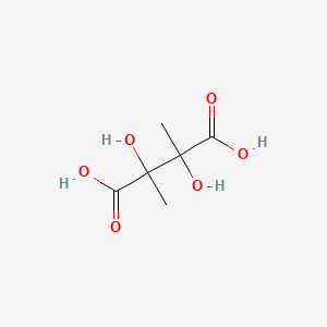 molecular formula C6H10O6 B1660314 Butanedioic acid, 2,3-dihydroxy-2,3-dimethyl- CAS No. 74543-88-7