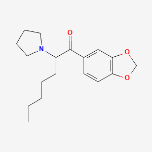 molecular formula C18H25NO3 B1660324 3,4-Methylenedioxy PV8 CAS No. 746541-09-3