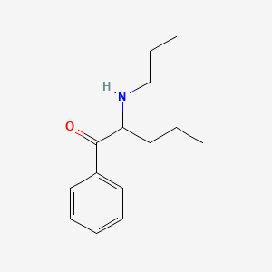molecular formula C14H21NO B1660330 alpha-Propylaminopentiophenone CAS No. 747345-91-1