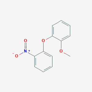 molecular formula C13H11NO4 B1660340 1-(2-Methoxyphenoxy)-2-nitrobenzene CAS No. 74865-12-6