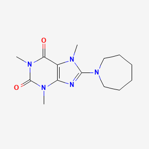 8-(Azepan-1-yl)-1,3,7-trimethylpurine-2,6-dione