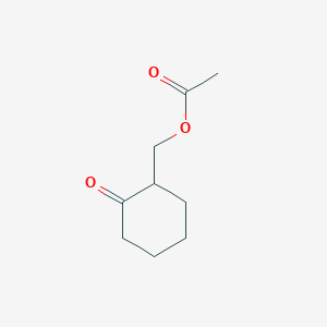 molecular formula C9H14O3 B1660349 (2-Oxocyclohexyl)methyl acetate CAS No. 7500-52-9