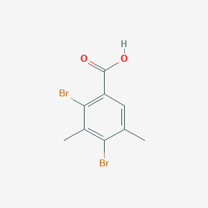 molecular formula C9H8Br2O2 B1660354 2,4-二溴-3,5-二甲基苯甲酸 CAS No. 750586-00-6