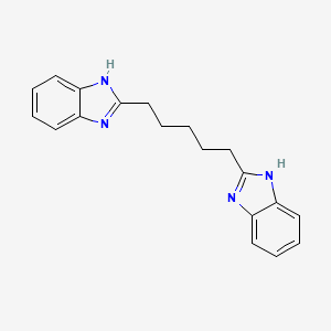 2-[5-(1H-benzimidazol-2-yl)pentyl]-1H-benzimidazole