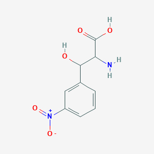 2-Amino-3-hydroxy-3-(3-nitrophenyl)propanoic acid