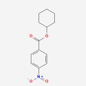 molecular formula C13H15NO4 B1660361 Cyclohexyl 4-nitrobenzoate CAS No. 7511-32-2