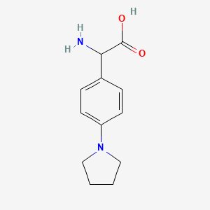 Amino-(4-pyrrolidin-1-YL-phenyl)-acetic acid