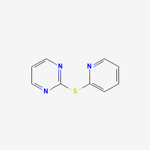 molecular formula C9H7N3S B1660380 2-Pyridin-2-ylsulfanylpyrimidine CAS No. 75464-86-7