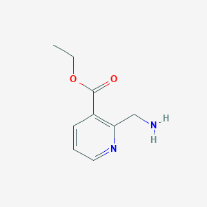 molecular formula C9H12N2O2 B1660390 Ethyl 2-(aminomethyl)pyridine-3-carboxylate CAS No. 756476-32-1