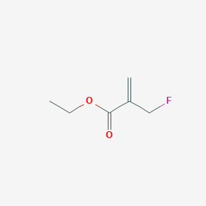 molecular formula C6H9FO2 B1660397 Ethyl 2-(fluoromethyl)prop-2-enoate CAS No. 7580-88-3