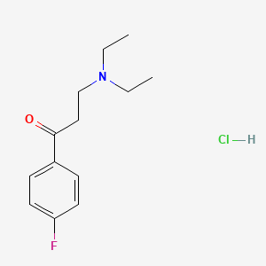 molecular formula C13H19ClFNO B1660426 3-(Diethylamino)-4'-fluoropropiophenone hydrochloride CAS No. 76475-75-7