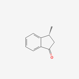 molecular formula C10H10O B1660446 3-Methylindanone, (R)- CAS No. 769-14-2
