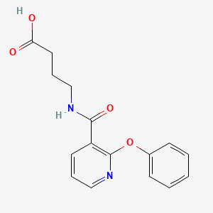 Butyric acid, 4-(2-phenoxynicotinamido)-