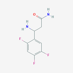 3-Amino-3-(2,4,5-trifluorophenyl)propanamide