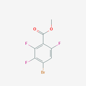 molecular formula C8H4BrF3O2 B1660492 Methyl 4-bromo-2,3,6-trifluorobenzoate CAS No. 773134-13-7