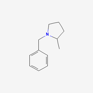 molecular formula C12H17N B1660493 1-Benzyl-2-methylpyrrolidine CAS No. 774-91-4