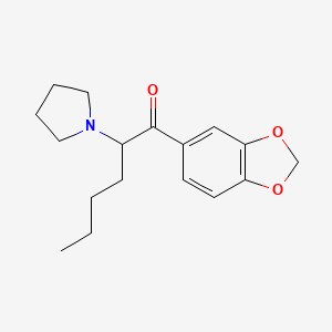 molecular formula C17H23NO3 B1660503 Methylenedioxypyrrolidinohexiophenone CAS No. 776994-64-0