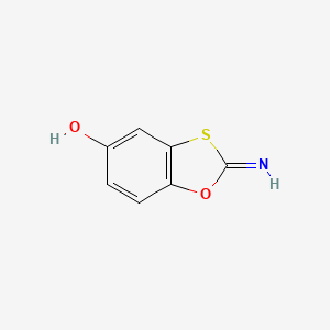 molecular formula C7H5NO2S B1660531 2-imino-2H-1,3-benzoxathiol-5-ol CAS No. 78213-05-5