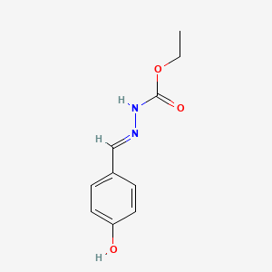 molecular formula C10H12N2O3 B1660535 Ethyl-2-(4-hydroxybenzylidene)hydrazinecarboxylate CAS No. 78266-66-7