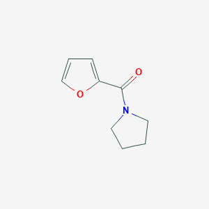 molecular formula C9H11NO2 B1660547 Pyrrolidine, 1-furfuryl CAS No. 78504-05-9