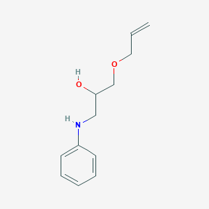 molecular formula C12H17NO2 B1660553 1-Anilino-3-[(prop-2-en-1-yl)oxy]propan-2-ol CAS No. 78752-13-3
